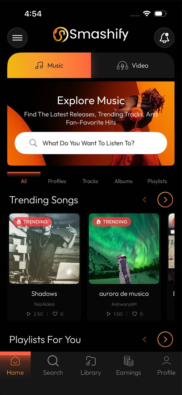 Smashify trending